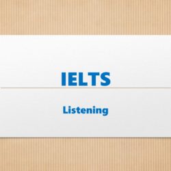 IELTS Listening